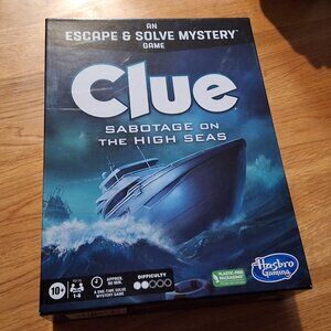 NEW in sealed box Clue: Sabotage on the High Seas board game